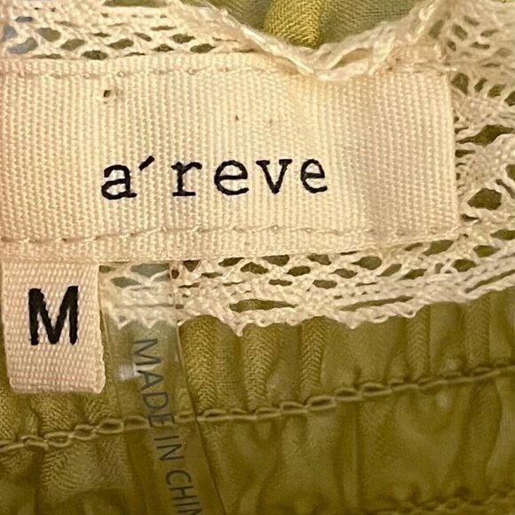 A'reve Womens Skirt Size M Fairycore Lace Sheer Smock Western Goblincore girly - Picture 5 of 7